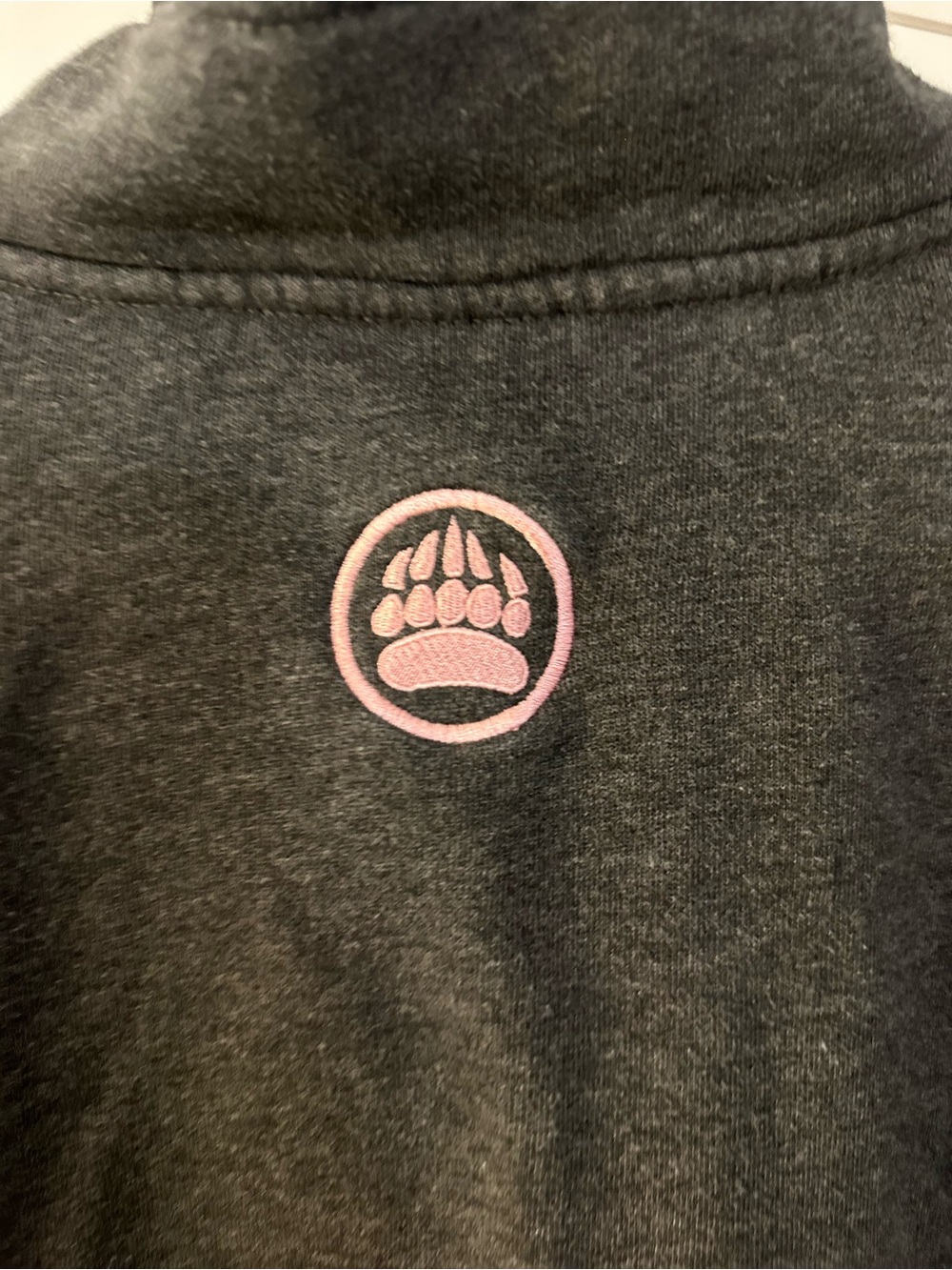 Charcoal Half-Zip Pullover Sweatshirt - Women's - Picture 6 of 6